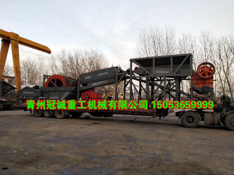移動式破碎洗沙機 移動式破碎洗沙機