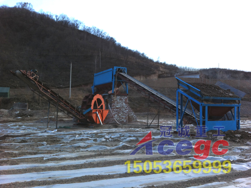 泰安洗砂機(jī)工作現(xiàn)場 泰安洗砂機(jī)工作現(xiàn)場