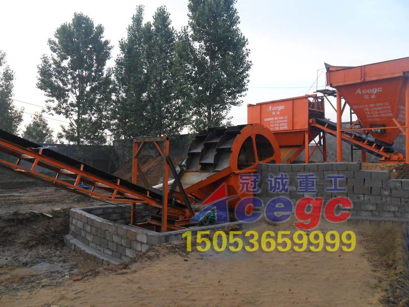 輪斗式洗砂機 輪斗式洗砂機