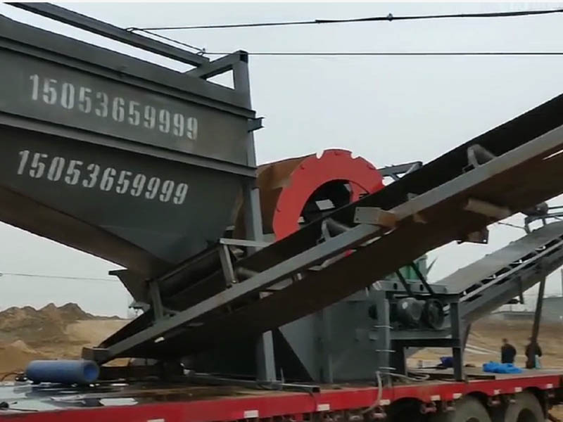 移動洗砂流水線 移動洗砂流水線