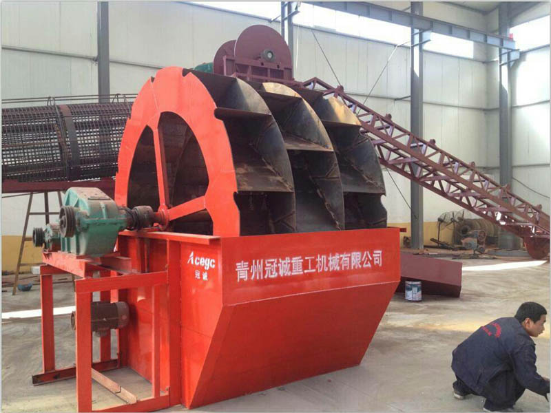 水輪斗洗砂機 水輪斗洗砂機