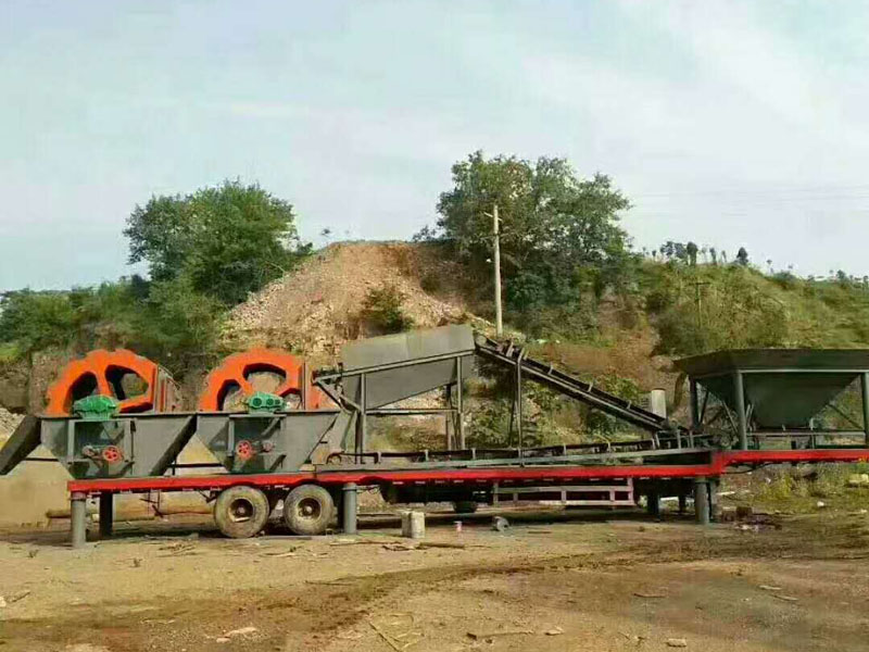 車載組合式移動洗沙機(jī) 車載組合式移動洗沙機(jī)