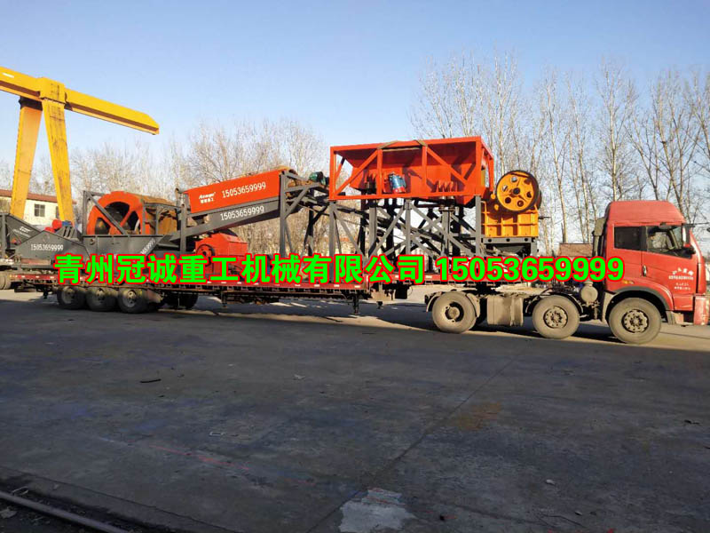 移動(dòng)鵝卵石制砂洗沙 移動(dòng)鵝卵石制砂洗沙