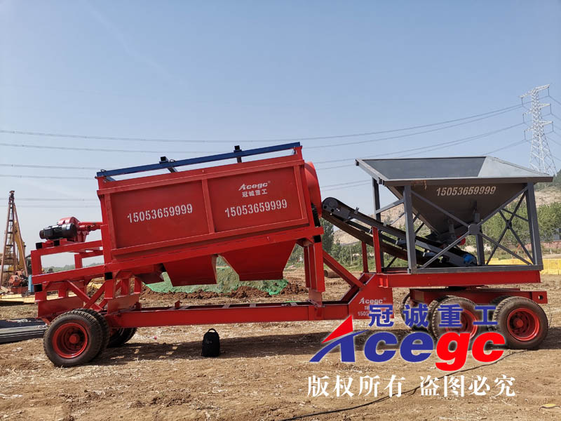移動滾筒篩洗砂機(jī) 移動滾筒篩洗砂機(jī)