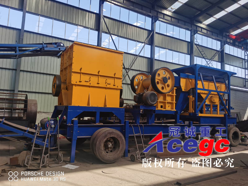 車載輪胎式移動破碎站 車載輪胎式移動破碎站