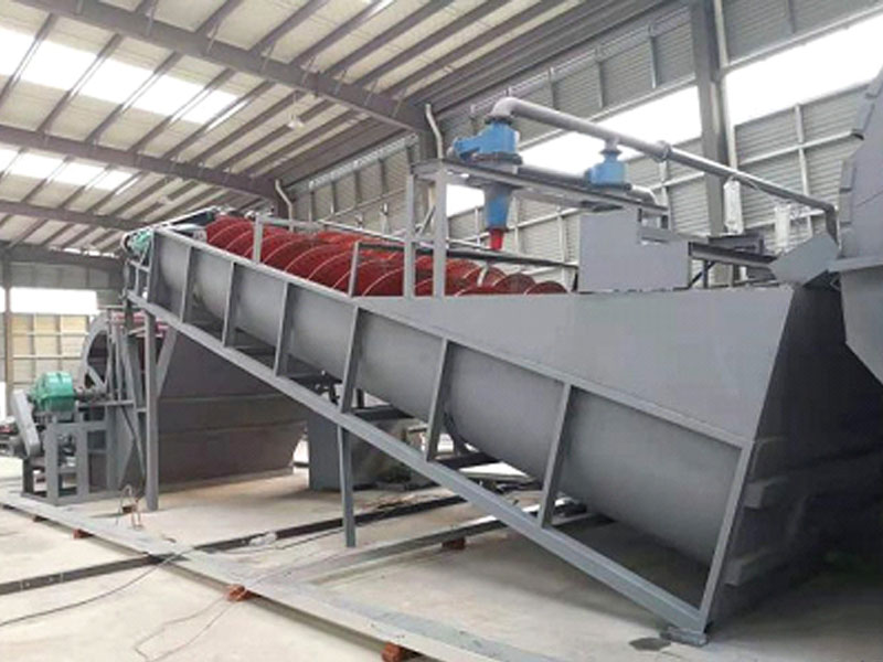 螺旋洗砂機生產線 螺旋洗砂機生產線