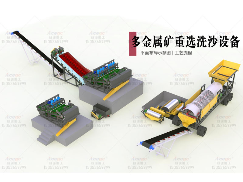 多金屬礦重選洗沙設(shè)備 多金屬礦重選洗沙設(shè)備